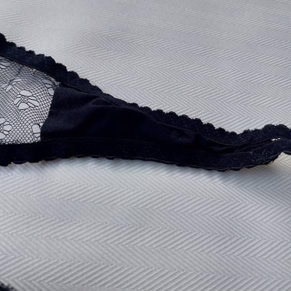 Agent Provocateur Black Green Knickers Forever Thong L Large - Picture 12 of 16